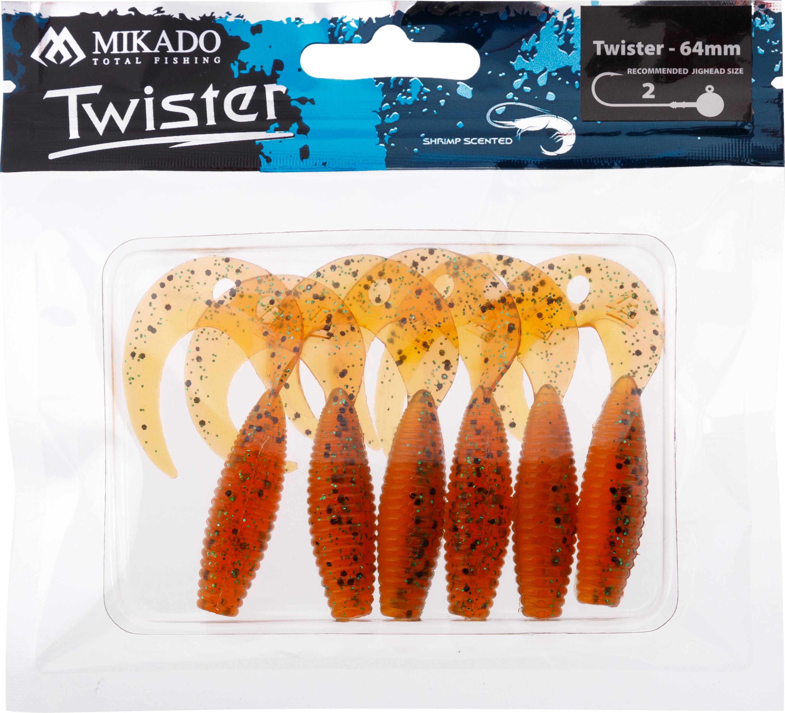 LURE - TWISTER 64mm/ ORANGE PEPPER - 6 pcs.