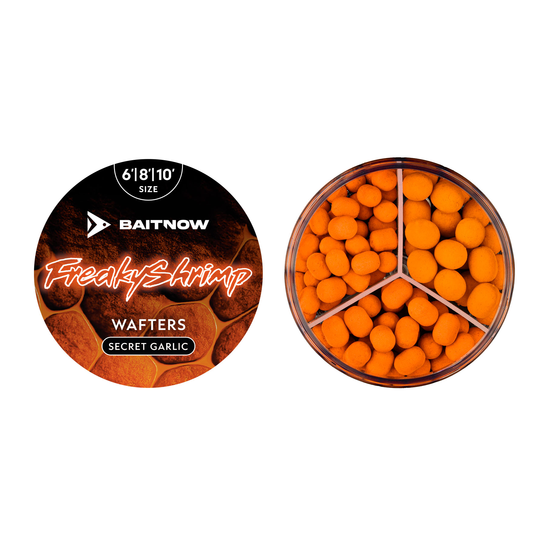 BaitNow Wafters Method Feeder Freaky Shrimp Roz.6/8/10 24g