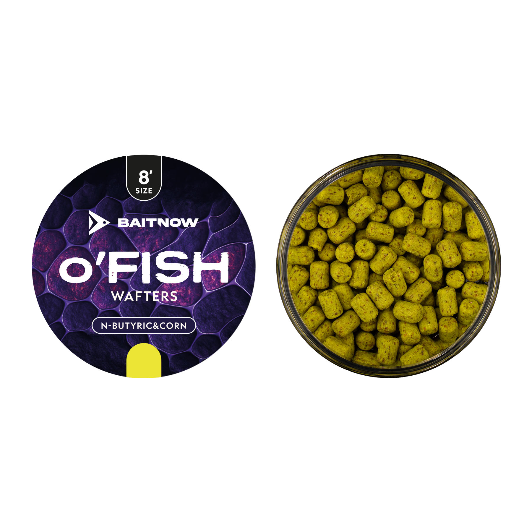 BaitNow Wafters Method Feeder O'fish N-butyric-corn Roz.8 24g