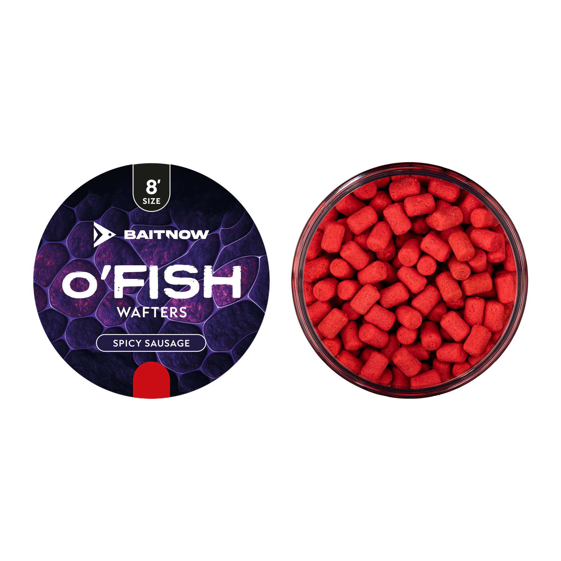 BaitNow Wafters Method Feeder O'fish Spicy Sausage Roz.8 24g