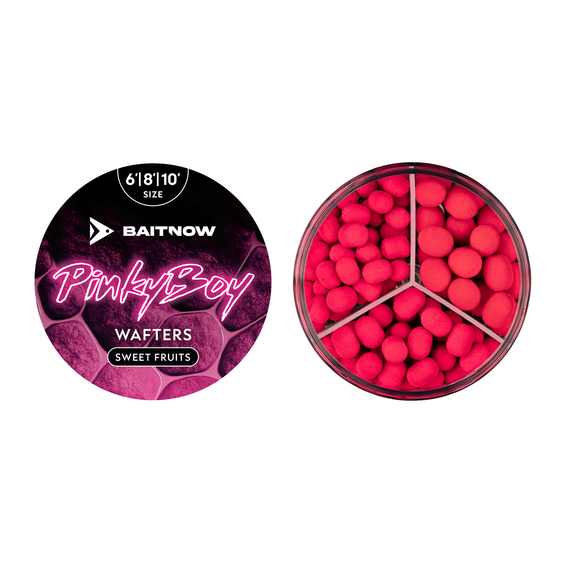 BaitNow Wafters Method Feeder Pinky Boy Roz.6/8/10 24g