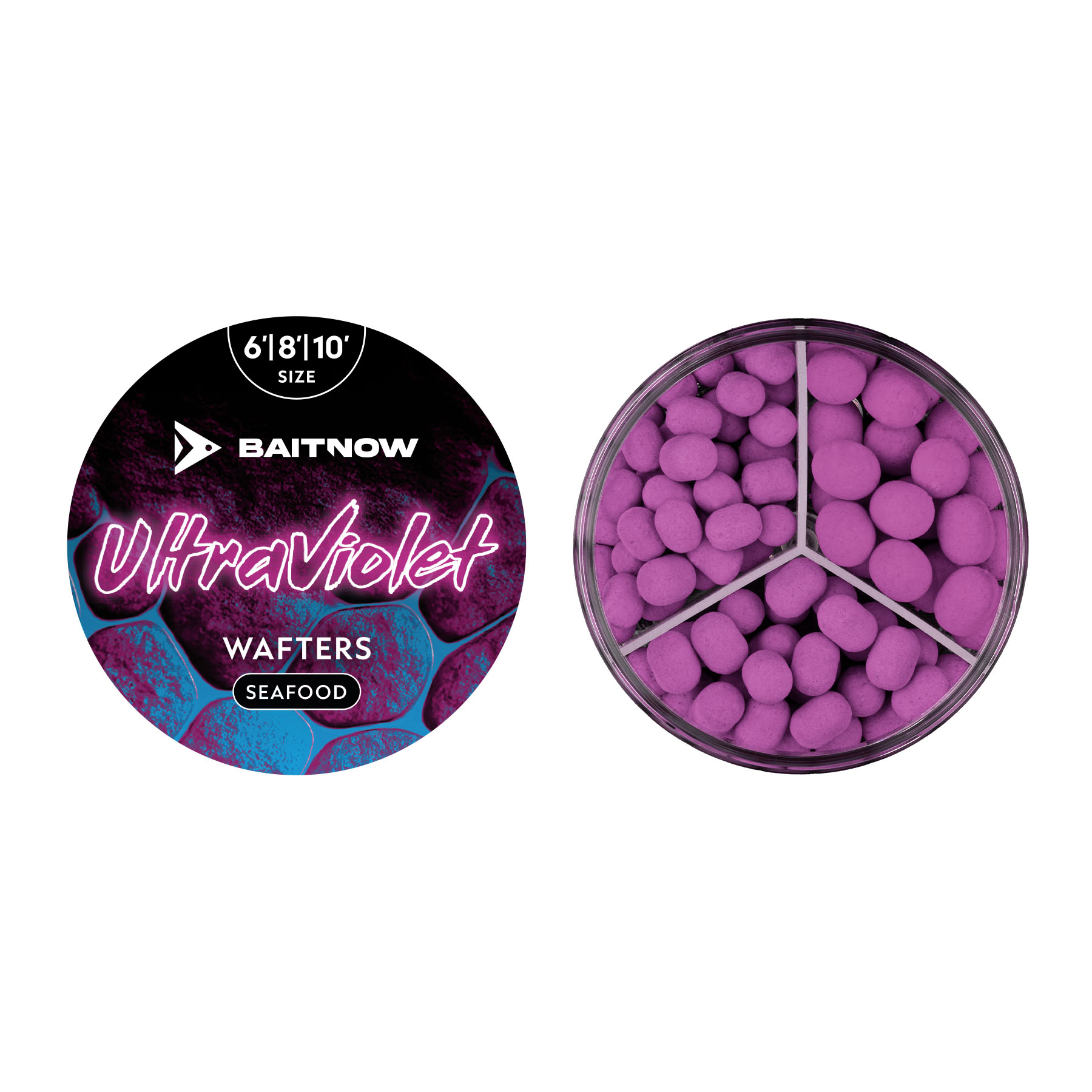 BaitNow Wafters Method Feeder Ultra Violet Roz.6/8/10 24g