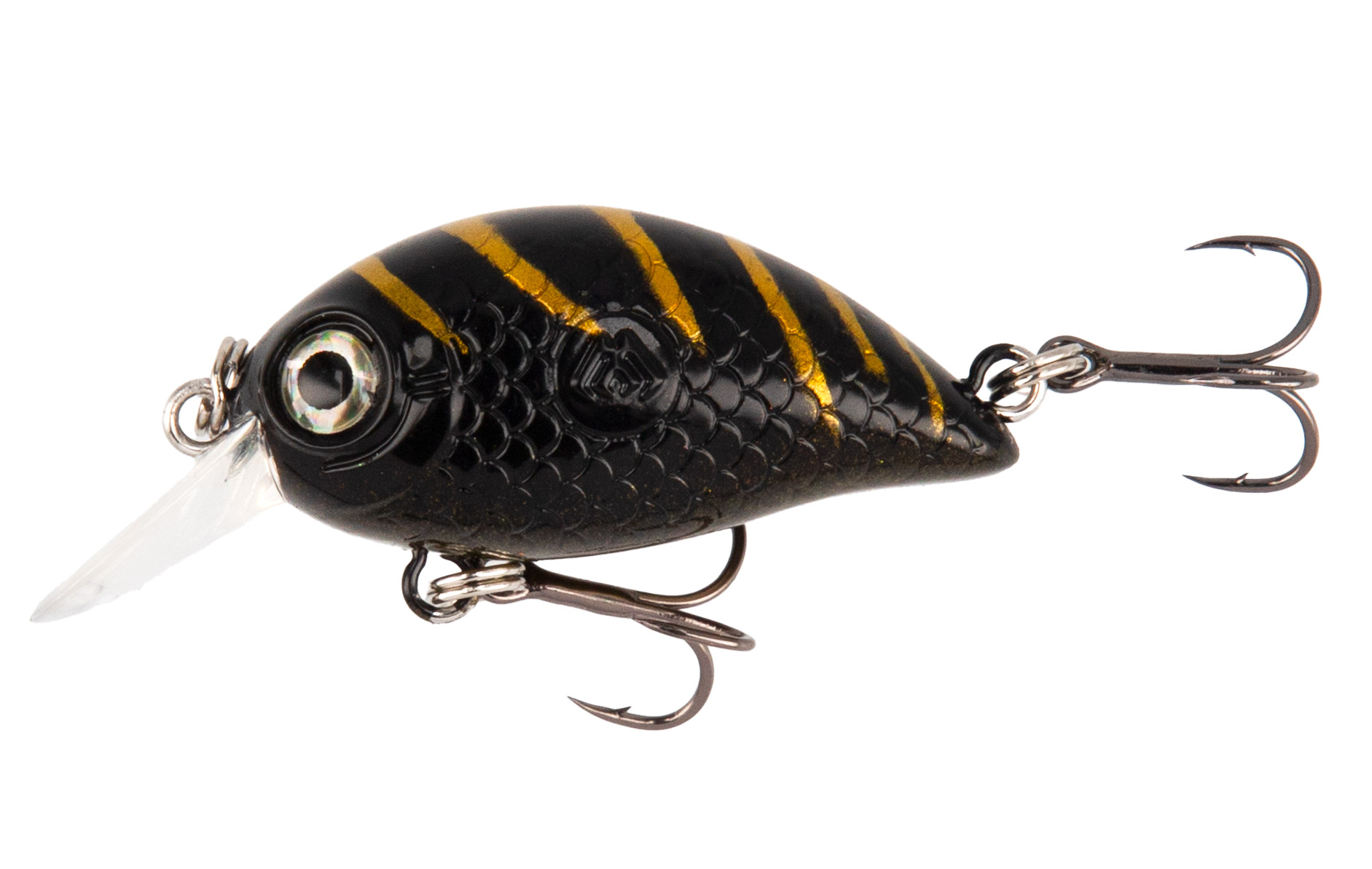 WOBBLER SHIMMY - 34mm/3.0g/BLACK TIGER - FLOATING - 1 pcs.