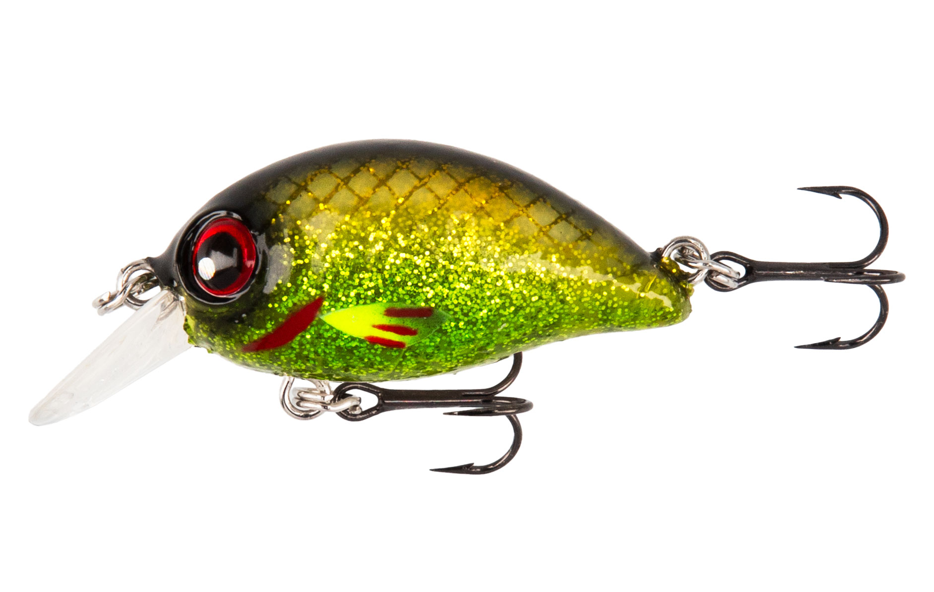 WOBBLER SHIMMY - 34mm/3.0g/GREEN OLIVE FLASH - FLOATING - 1 pcs.