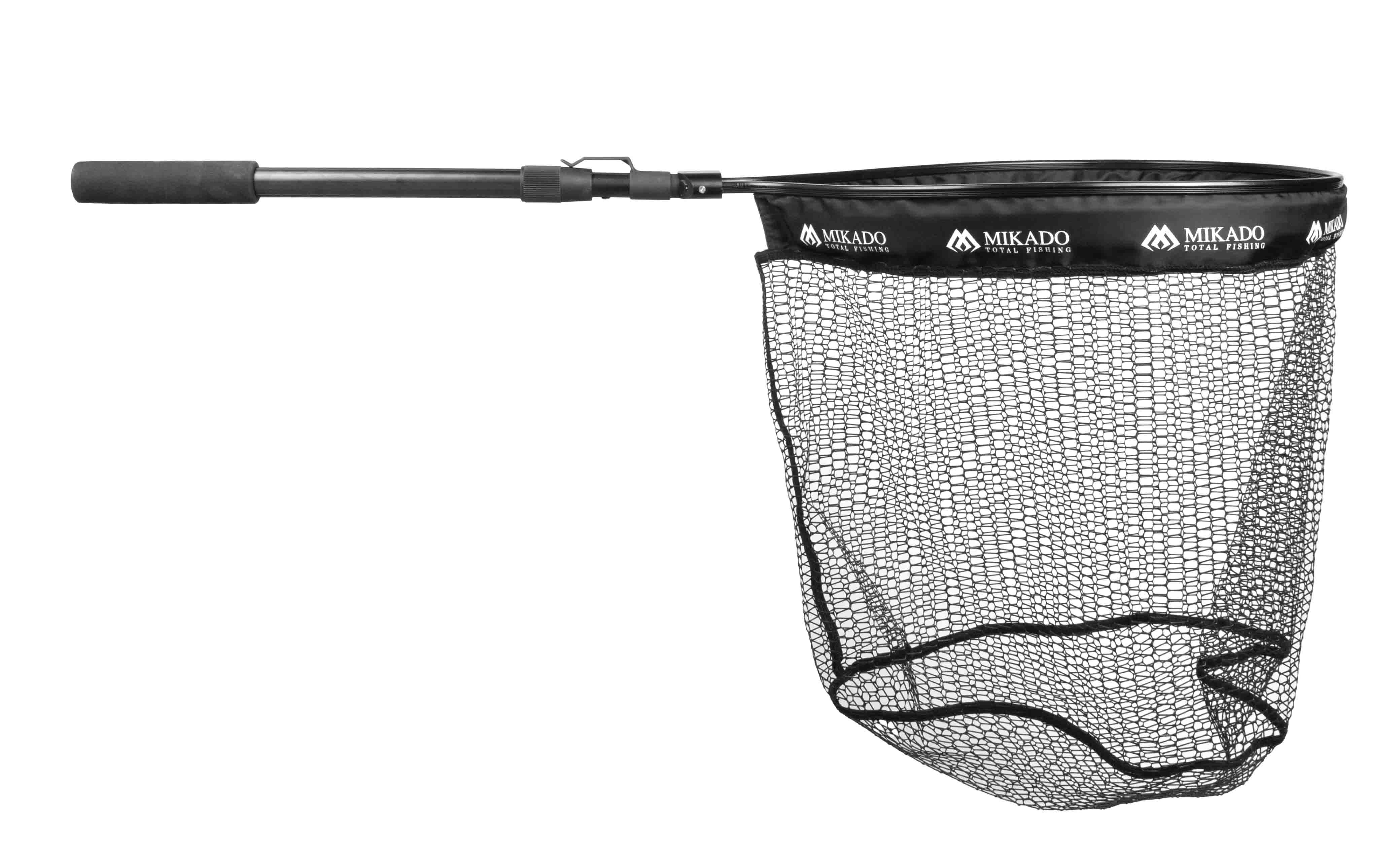 LANDING NET - MFT - FOLDABLE - 135cm - RUBBER NET - 1 pcs.