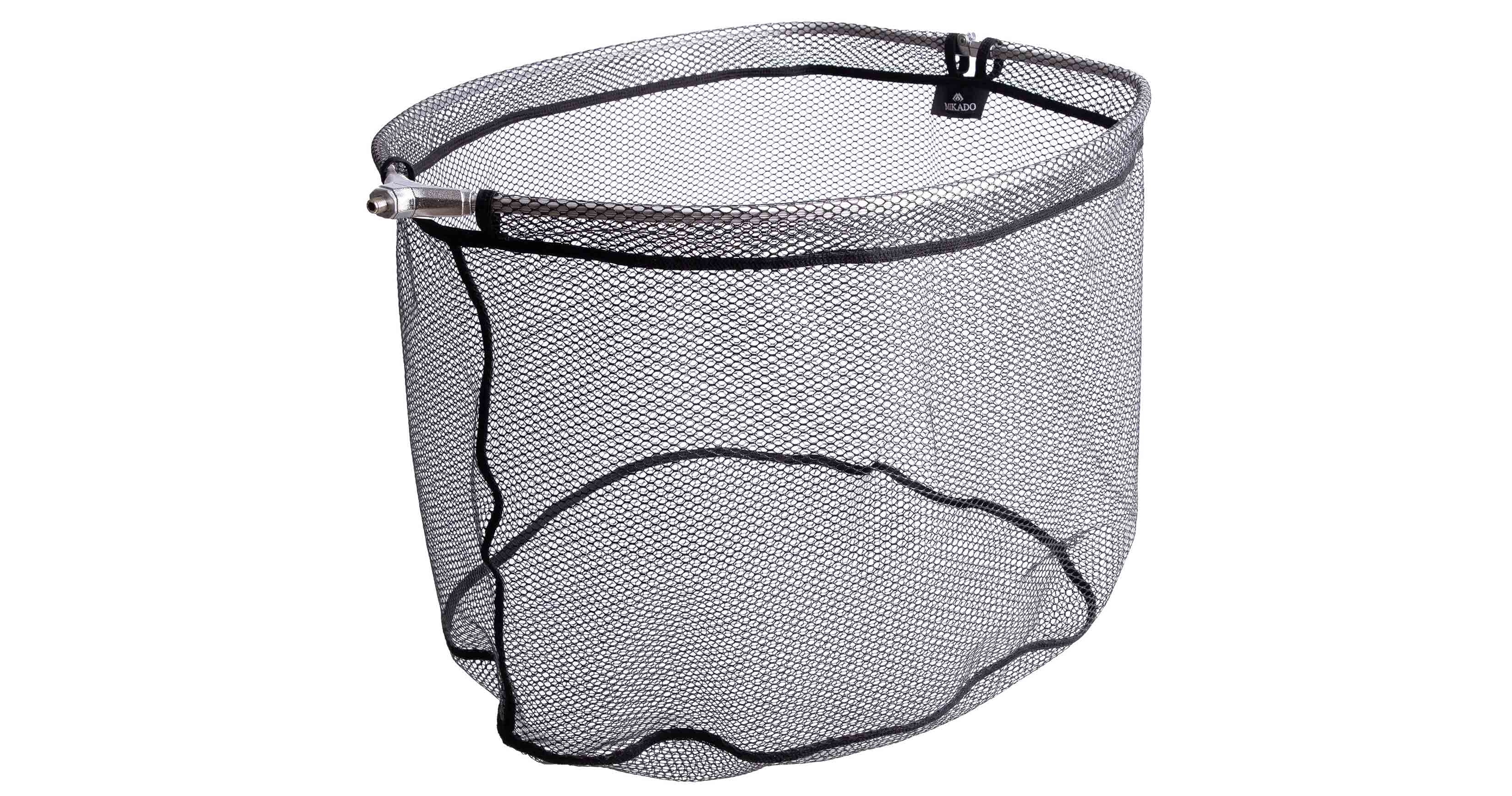 LANDING NET HEAD - 60/50cm - RUBBER NET - DIAMETER 6mm - FOLDABLE - 1 pcs.