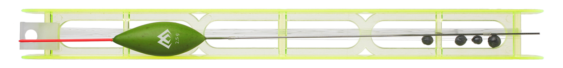 FLOAT - SET - 018-2.5g / line: 0.16/0.14mm - HOOK 12 - 1 set.