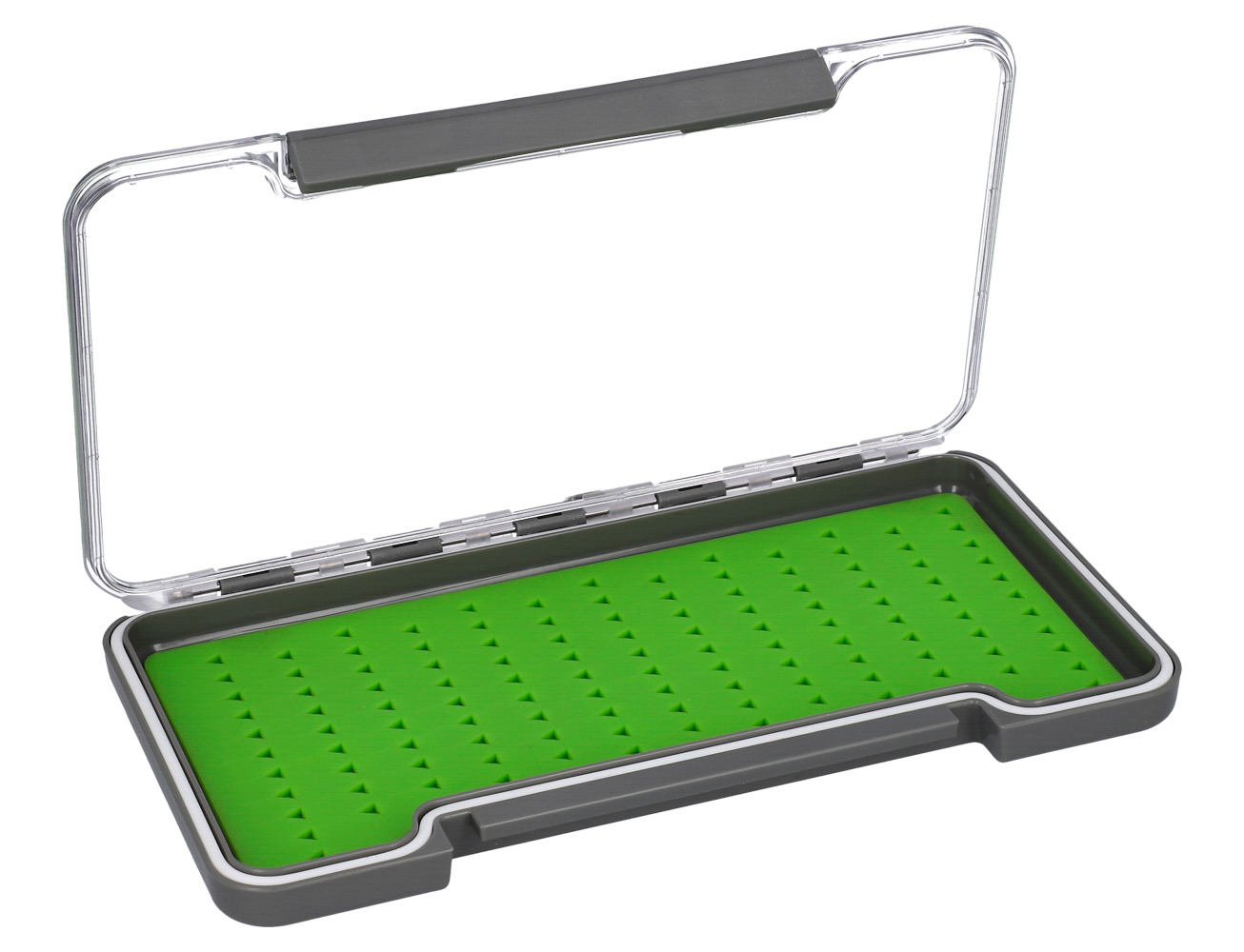 BOX - FLY FISHING 187x102x16mm - GREY - 1 pcs.