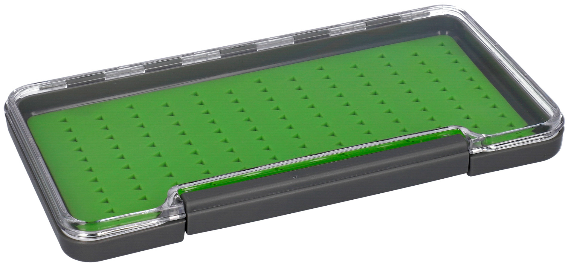 BOX - FLY FISHING 187x102x16mm - GREY - 1 pcs.