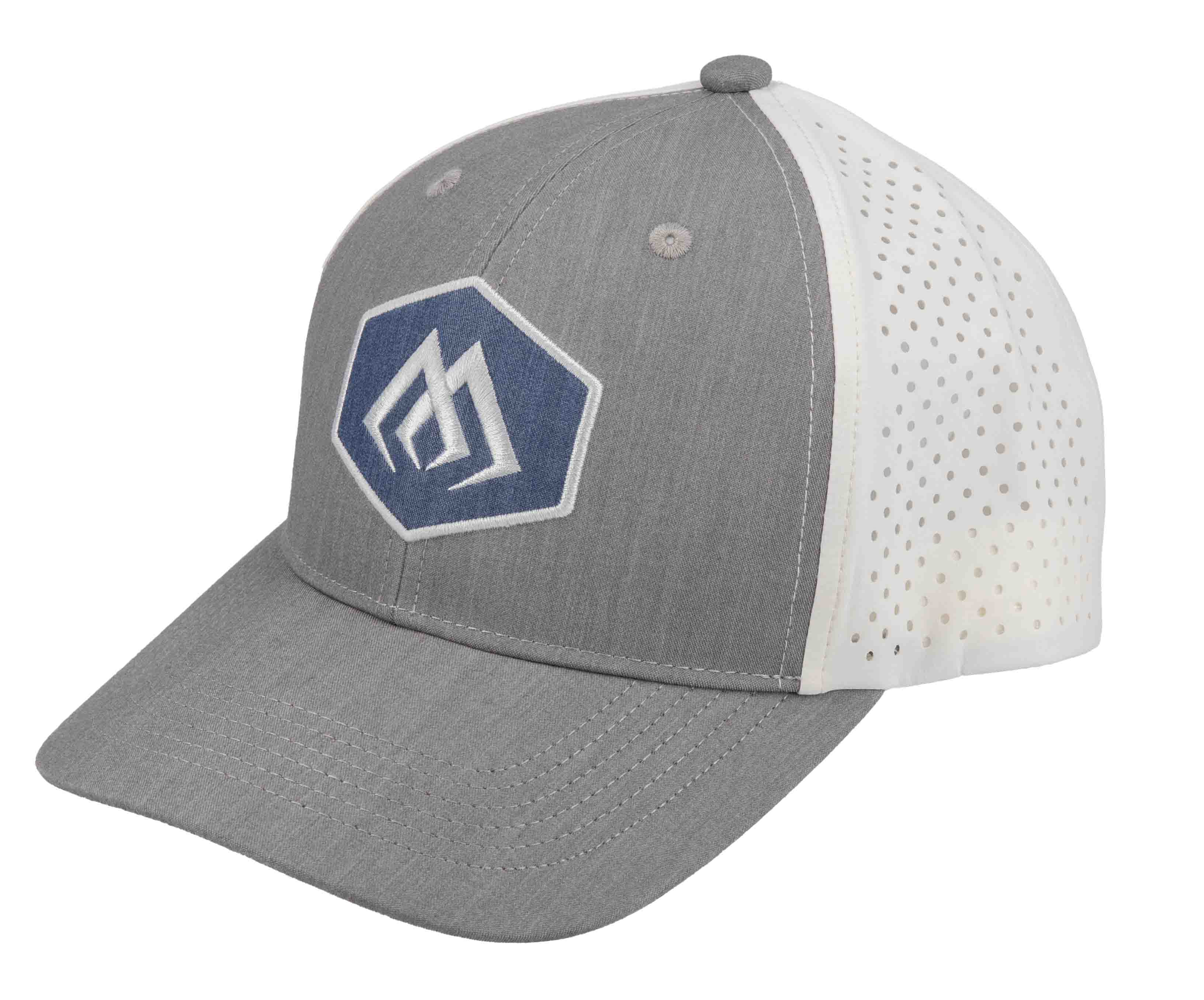 BASEBALL CAP - GREY WHITE - 1 pc.