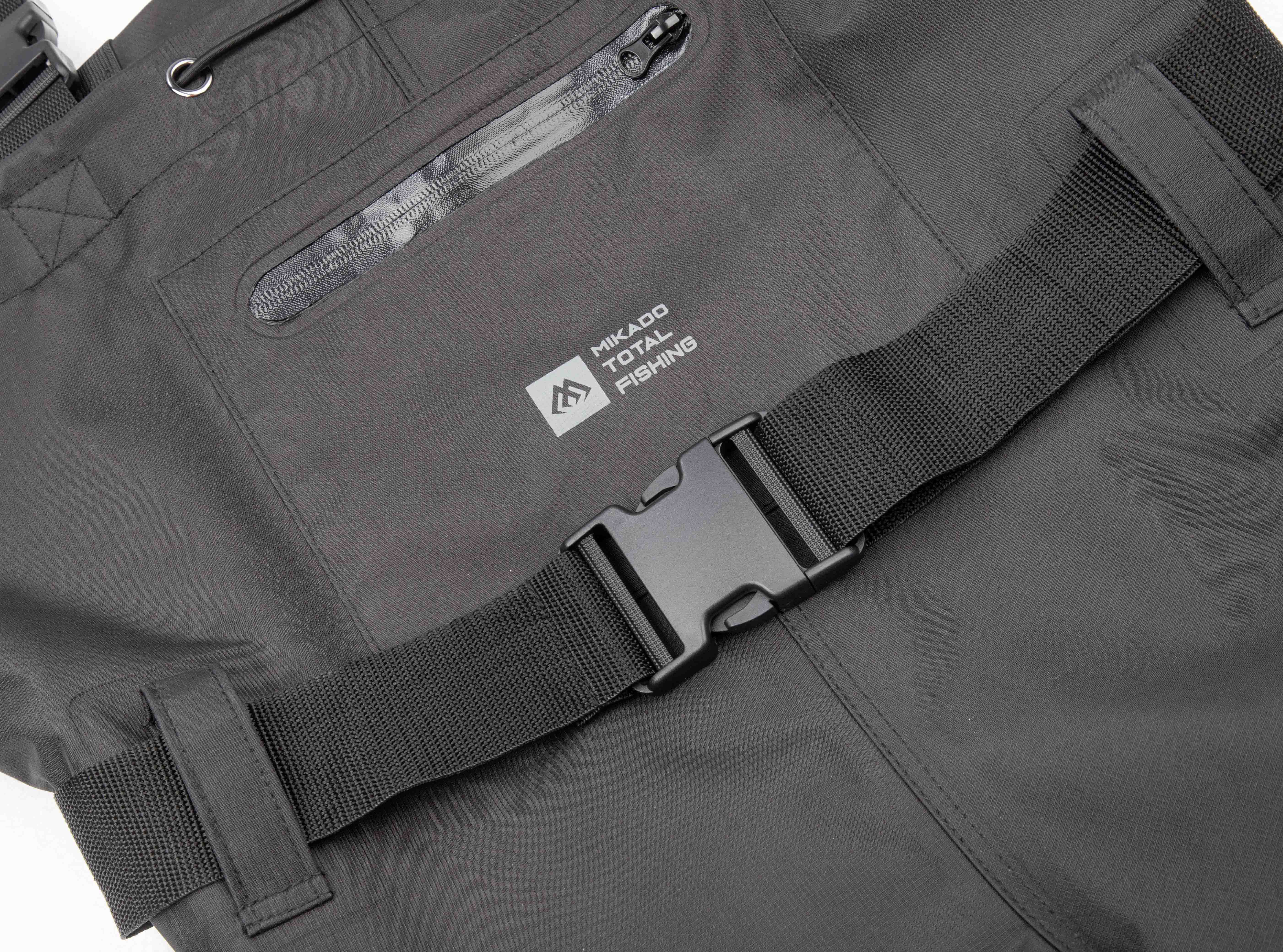 CHEST WADERS - BLACK BASIC - UMS08 - SIZE 44 - 1set.