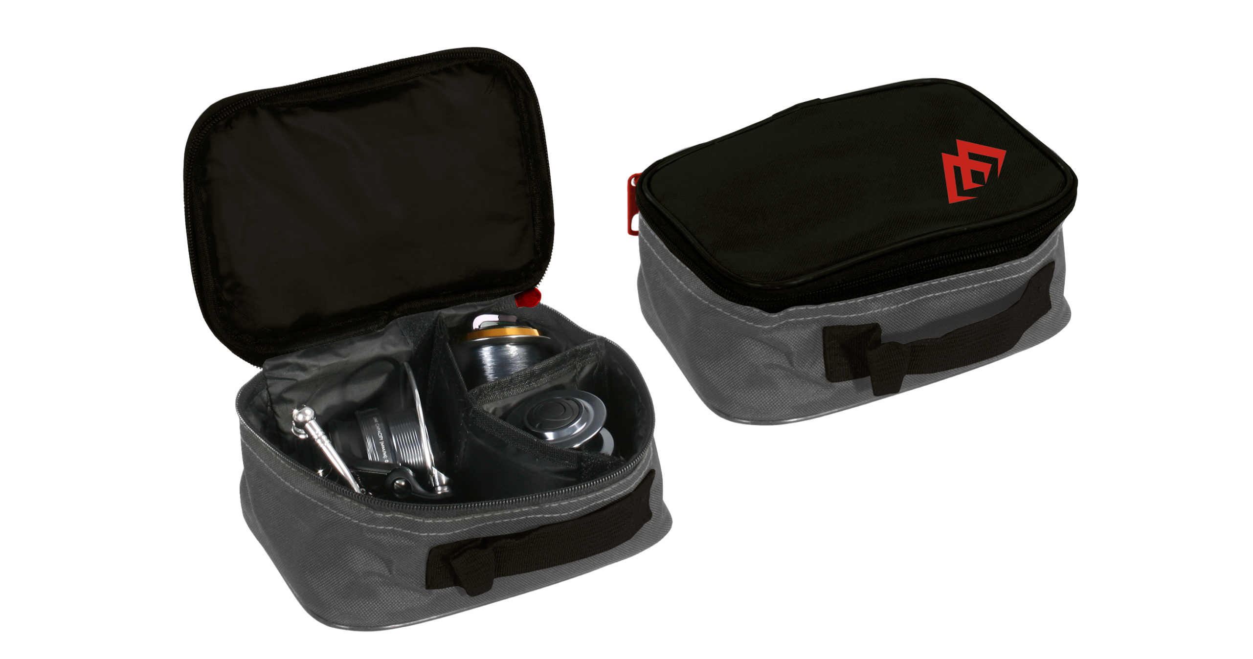 REEL CASE - (20x13.5x9cm) - BLACK - 1 pcs.