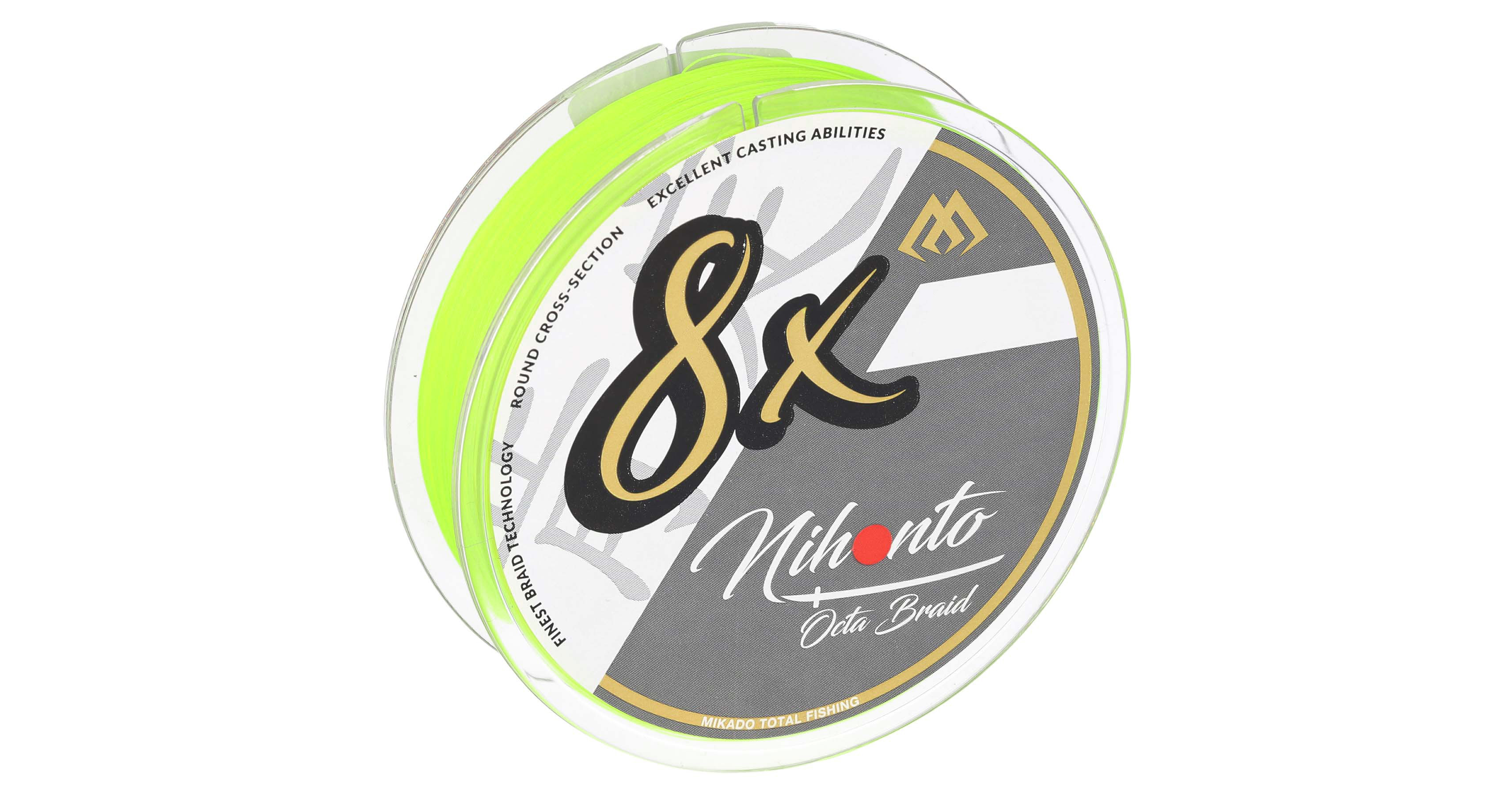 Šňůra Mikado Nihonto Octa Braid 0.08mm/5.15kg/150m fluo