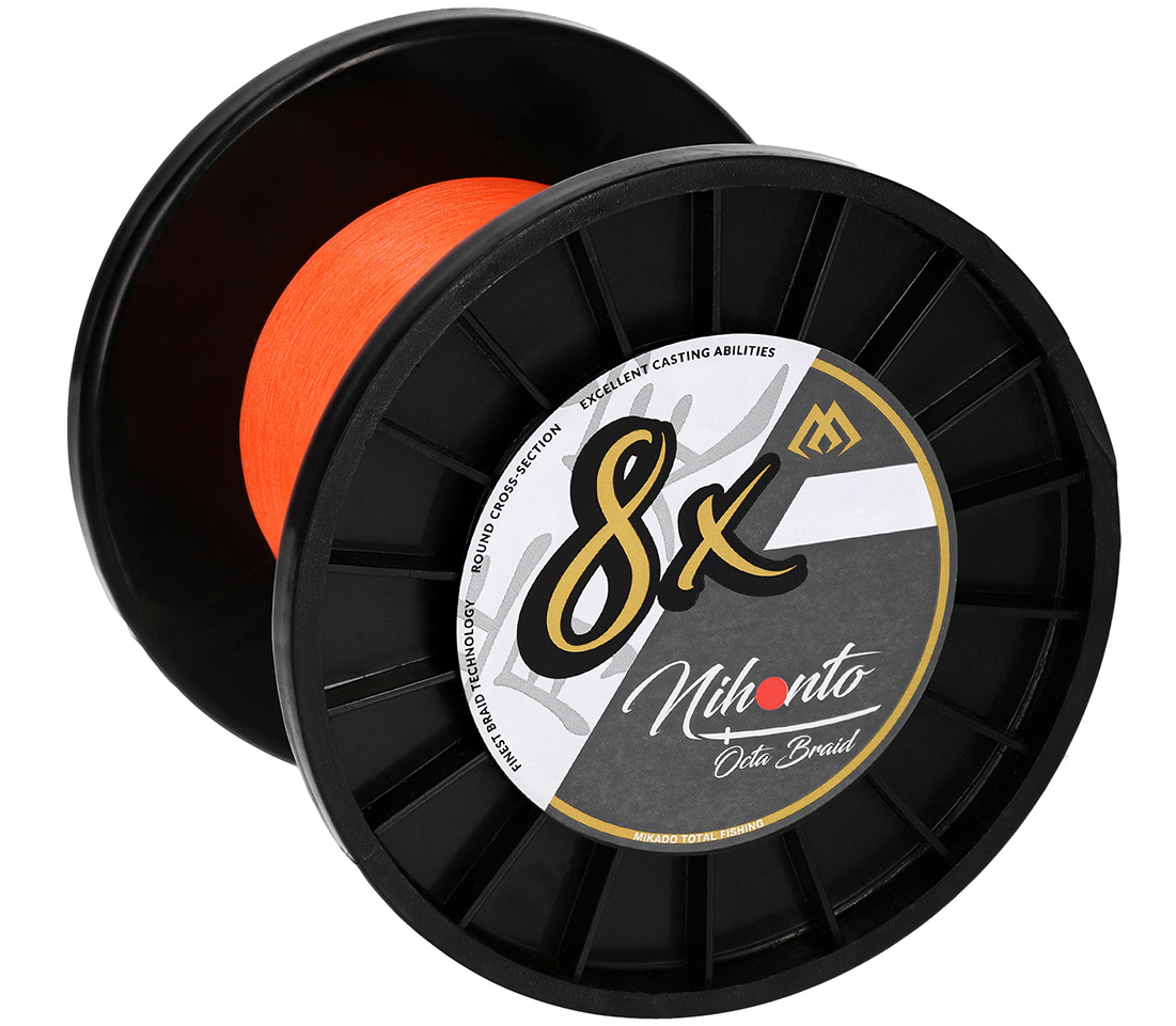 Mikado Plecionka Nihonto Octa Braid 0.40mm/39.8kg/3000m Fluo Pomarańczowa