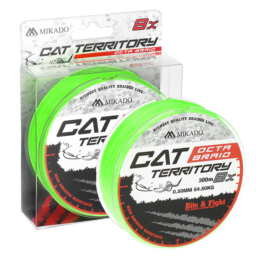 Plecionka - CAT Territory Octa Braid - 0.70mm/76.4kg/300m - Fluo - op.1szp.