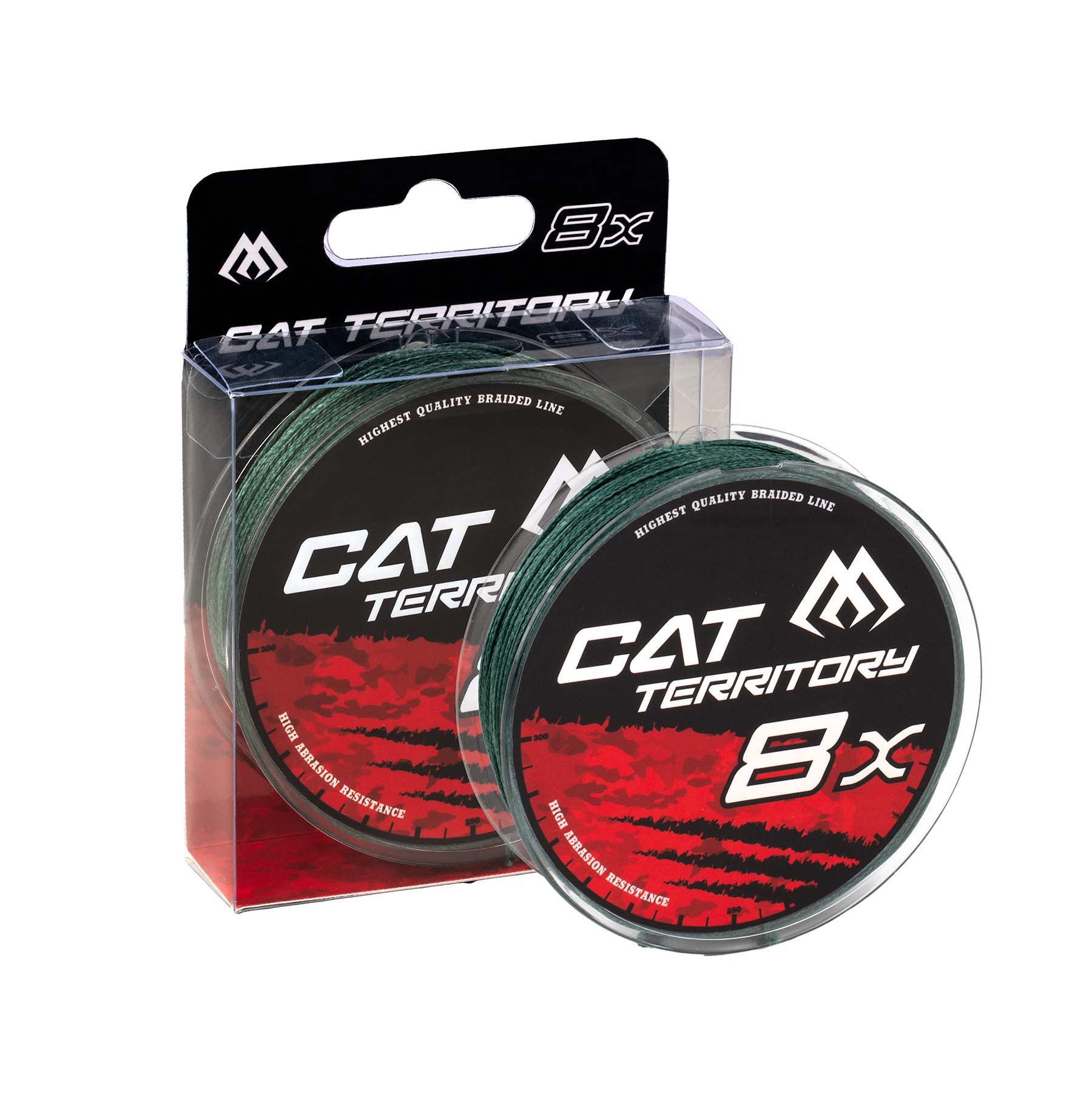 PLETENÁ ŠŇŮRA - CAT TERRITORY OCTA BRAID - 1.20mm/153kg/30m - ZELENÁ - 1 cívka