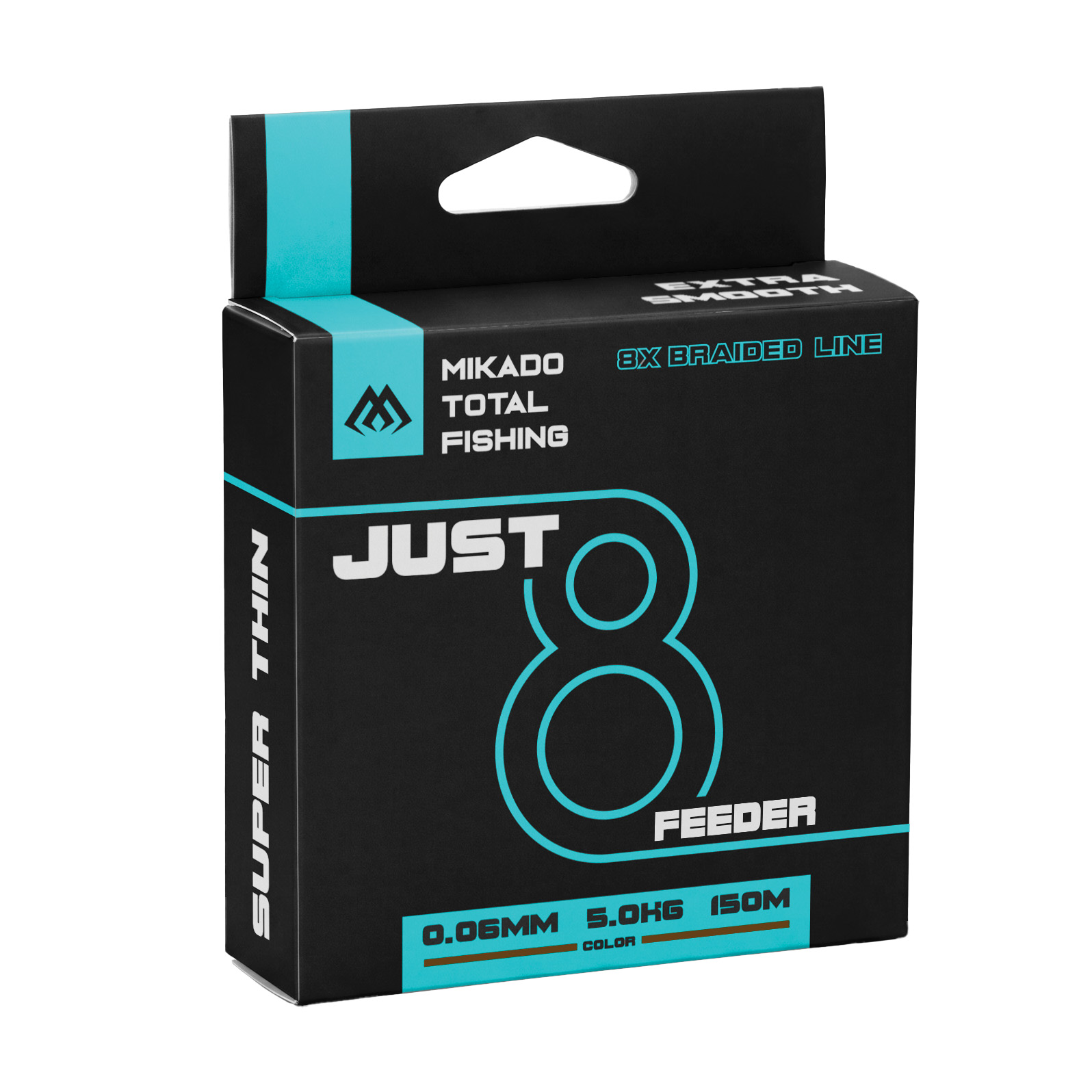 PLETENÁ ŠŇŮRA - JUST 8 - 0,16 mm/12,1 kg/150 m - FLUO ZELENÁ - 1 cívka