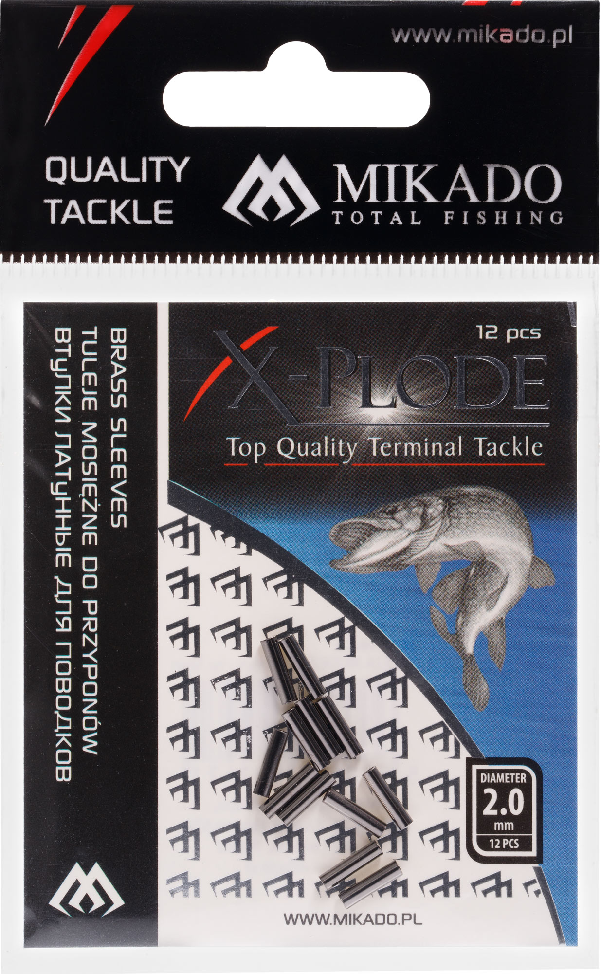 TRUBIČKY - MOSAZNÉ 2.0mm - 12 ks
