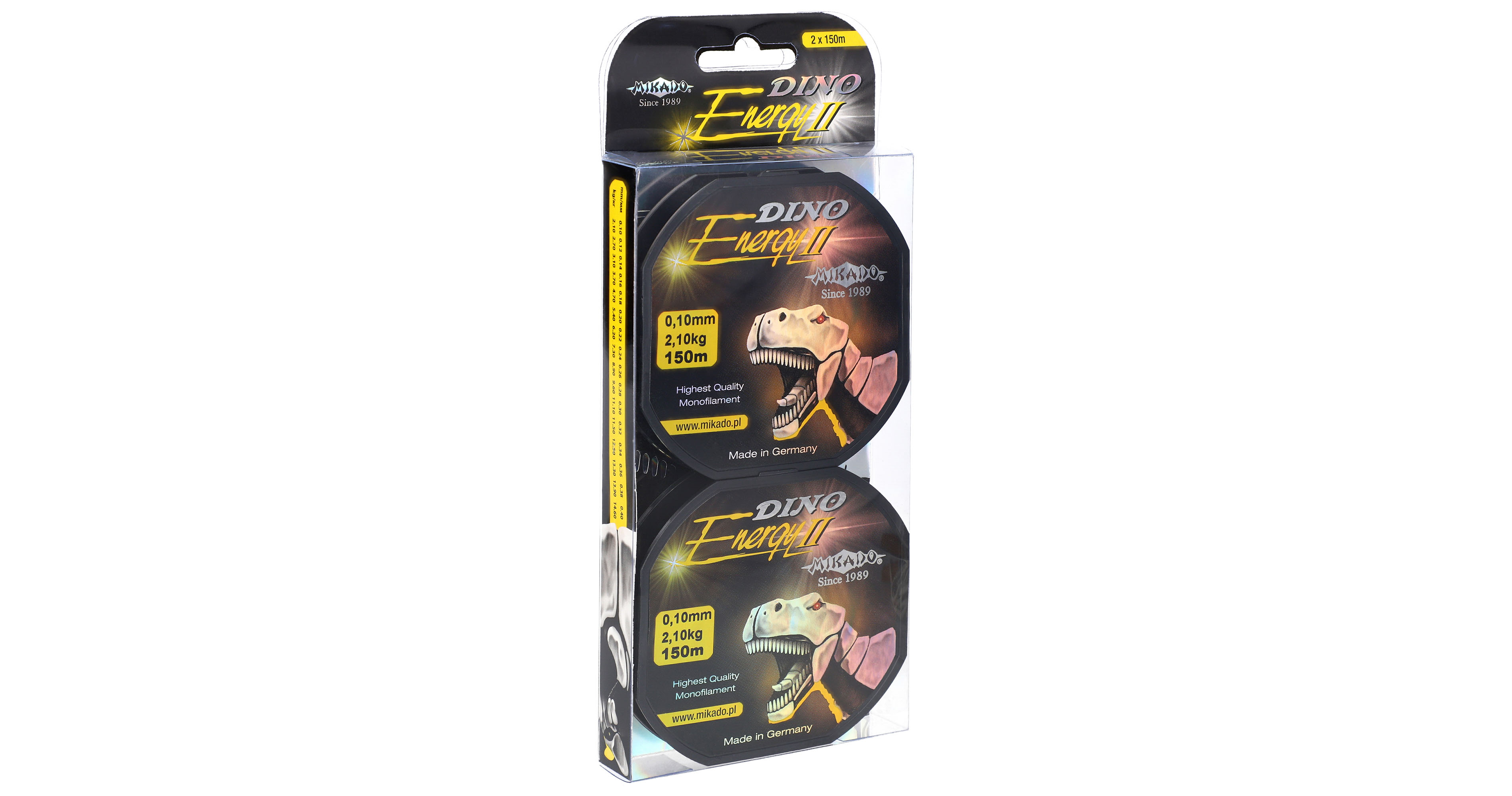VLASEC - DINO ENERGY II - 0.30mm/11.10kg/150 - 2 cívka