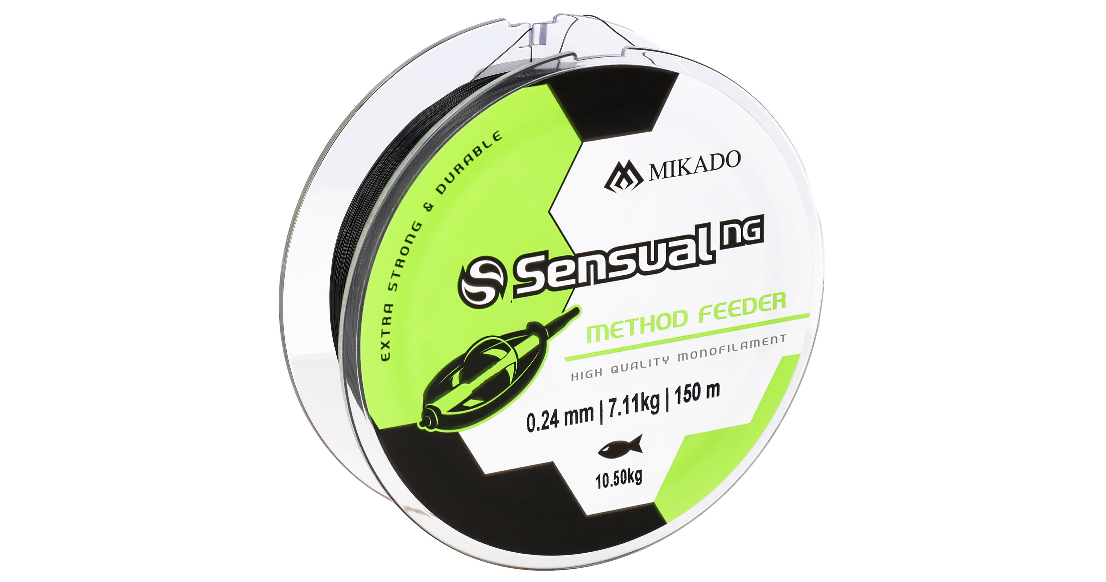 VLASEC - SENSUAL N.G. METHOD FEEDER 0.26mm/12kg/150m - ČERNÁ - 1 cívka