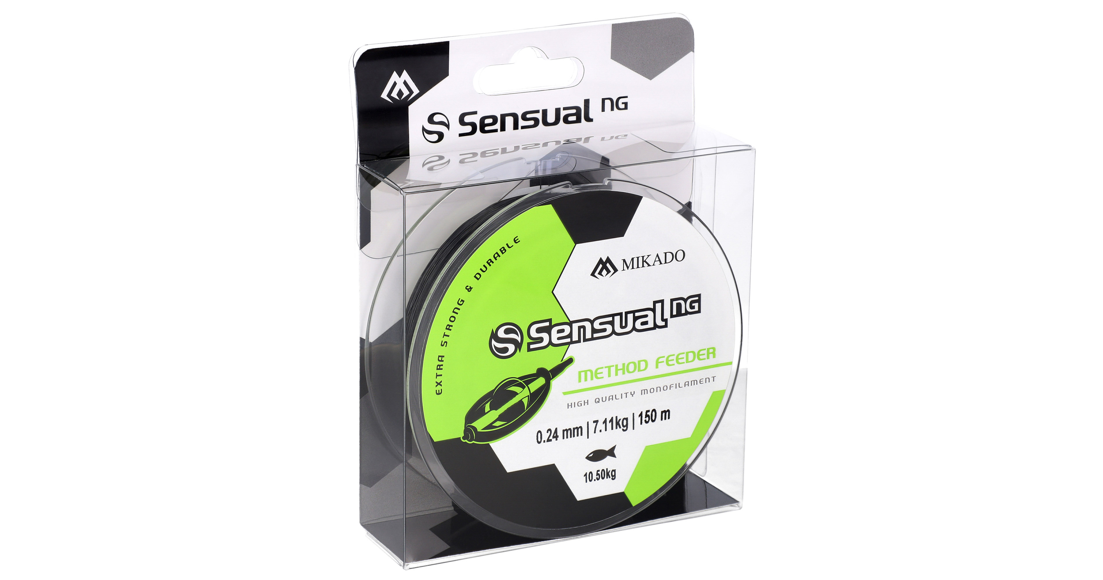 VLASEC - SENSUAL N.G. METHOD FEEDER 0.26mm/12kg/150m - ČERNÁ - 1 cívka